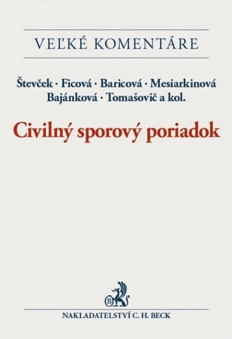 Civilný sporový poriadok. Komentár