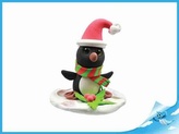 Paulinda Merry Christmas tučňák s doplňky v kelímku