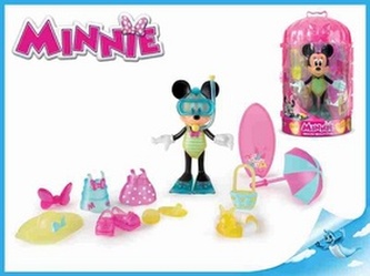 Minnie plážová figurka kloubová