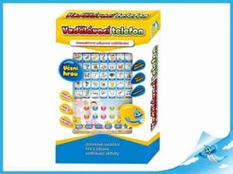 Vzdělávací telefon modrý