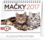 Mačky - stolní kalendář 2017