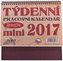 Pracovní kalendář mini 2017 - stolní kalendář