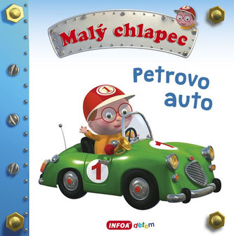 Malý chlapec Petrovo auto