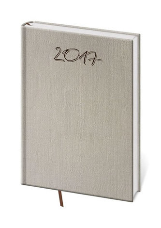 Diář 2017 - Maya/týdenní A5 béžová