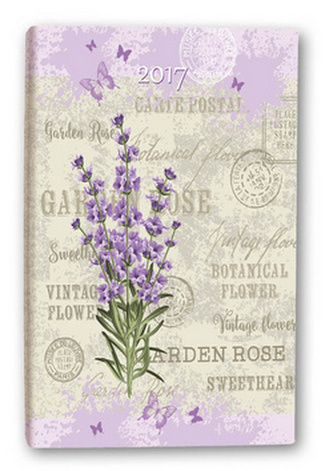Diář A7 Lavender týdenní 2017