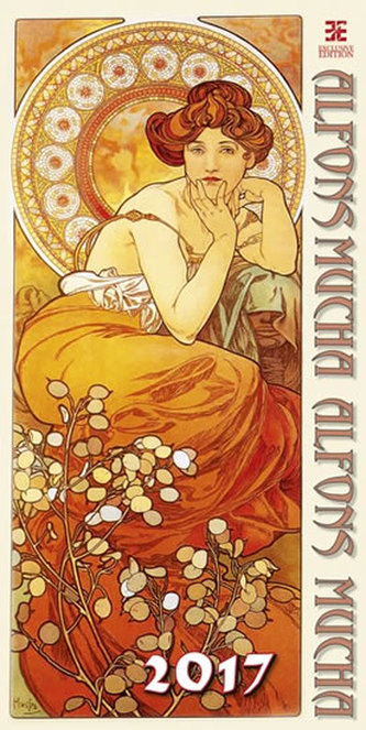 Kalendář nástěnný 2017 - Mucha/Exclusive