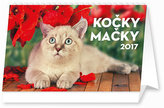 Kalendář stolní 2017 - Kočky CZ/SK