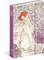 Notes Alfons Mucha - Dáma, linkovaný