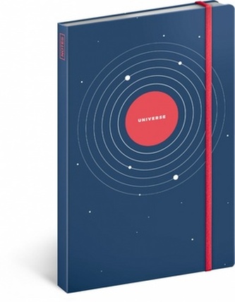 Notes - Universe, nelinkovaný, 13 x 21 cm