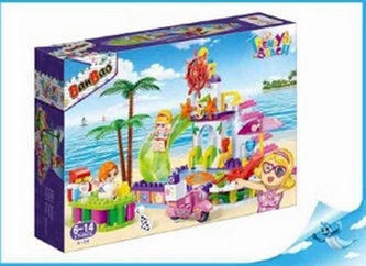BanBao stavebnice Trendy Beach bazén s barem