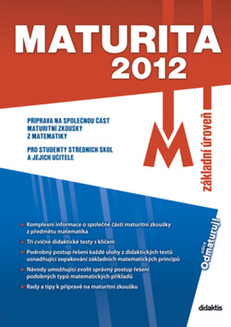 MATURITA 2012 z matematiky
