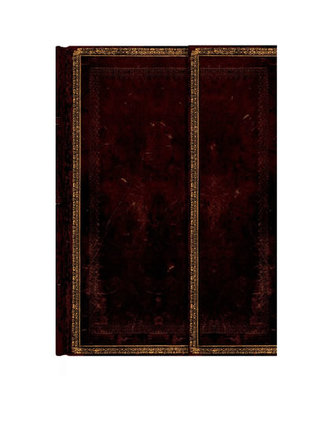 Zápisník - Black Moroccan Wrap, midi 120x170