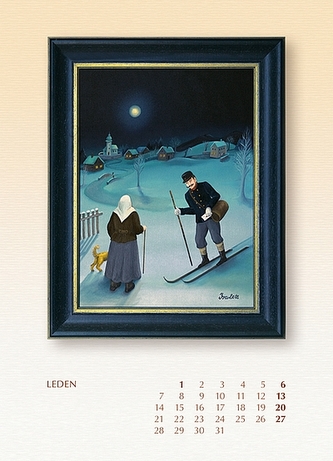 Kalendář 2013 - Iva Hüttnerová - nástěnný