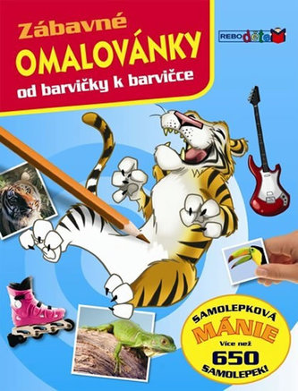 Zábavné omalovánky od barvičky k barvičce - 2. vydání