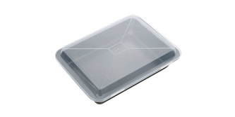 Plech na pečení hluboký s plastovým víkem