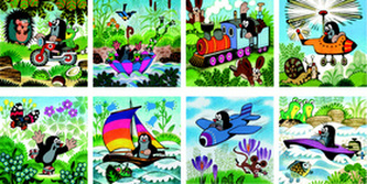 PopUp magnet/Krtek čtverec