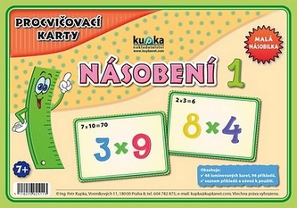 Procvičovací karty - násobení 1 (malá násobilka)
