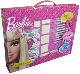 Barbie - razítka v kufříku