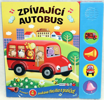 Zpívající autobus - 4 zvuková tlačítka a písnička!