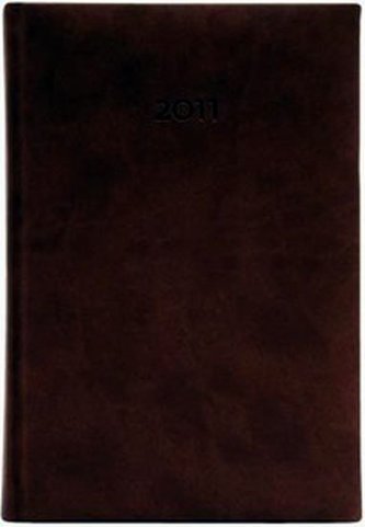 Diář 2011 Print denní A5 - angl. červená