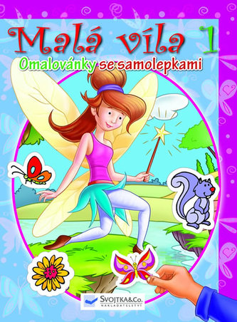 Malá víla 1 - omalovánky se samolepkami