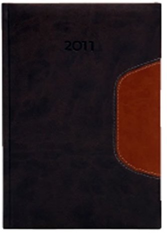 Diář 2011 Memphis týdenní B5 - hnědá/světle hnědá