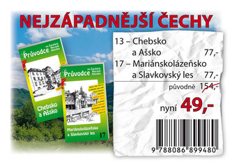 Nejzápadnější Čechy - Balíček průvodců (13-Chebsko a Ašsko, 17-Mariánskolázeňsko a Slavkovský les)