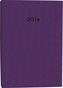 Diář B6 CHARME týdenní fialový 2014