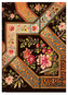 Diář 2014 - Filigree Floral Ebony midi (12-měsíční vertical Week-at-a-Time)