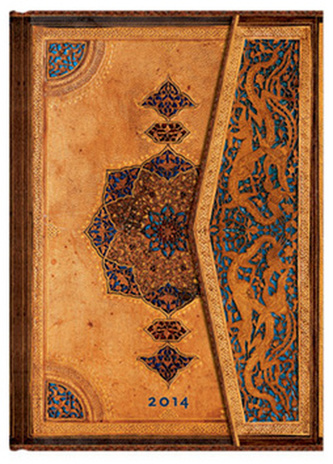 Diář 2014 - Safavid midi (12-měsíční vertical Week-at-a-Time)