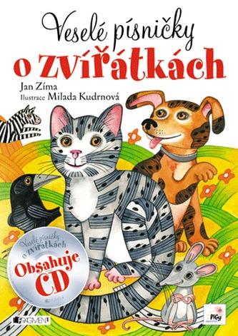 Veselé písničky o zvířátkách + CD