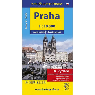 Praha mapa turistických zajímavostí