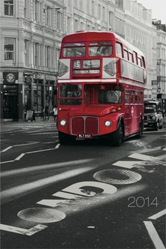 Diář 2014 - Londýn Jakub Kasl - Týdenní magnetický