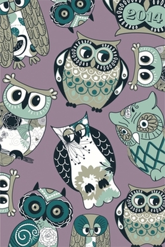 Diář 2014 - Sovy - Týdenní magnetický