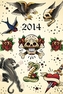 Diář 2014 - Tattoo - Týdenní magnetický