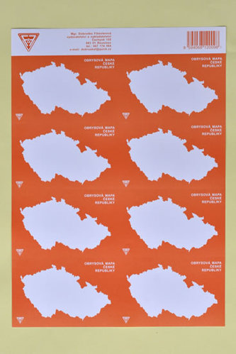 Obrysová mapa. Určeno pro 3., 4. a 5. třídu a žáky s SPU Obrysová mapa. Určeno pro 3., 4. a 5. třídu a žáky s SPU