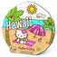 Puzzle 62 deskové - Hello Kitty