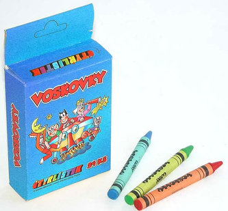 Čtyřlístek voskovky- 24 ks