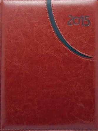 Diář A5 Luxury denní 2015