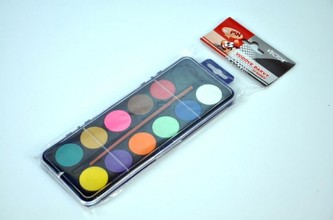 Vodové barvy - 12 barev