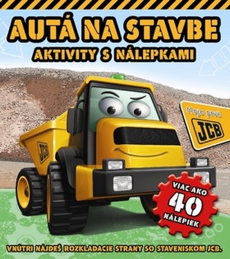 Autá na stavbe Aktivity s nálepkami