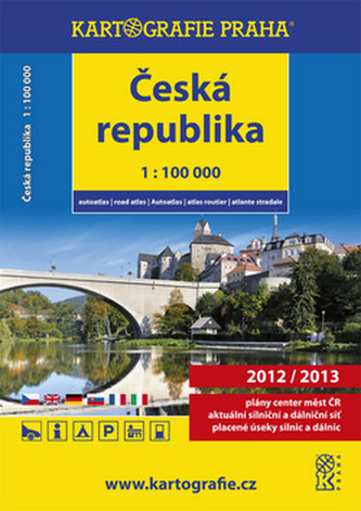 Autoatlas Česká republika 1:100 000Kartografie PRAHA, a.s.Spirálová, kroužková978-80-7393-218-3