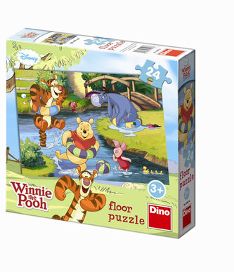 Medvídek Pú u vody - Maxi puzzle 24 dílků