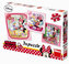 Minnie na návštěvě - puzzle 3 motivy v balení 3x55 dílků