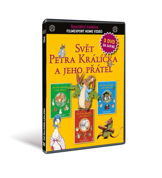 Svět Petra Králíčka a jeho přátel I.- III. - 3 DVD v rukávu