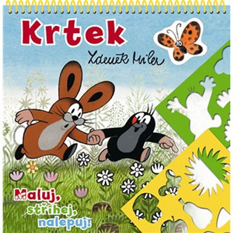 Krtek - Maluj,stříhej,nalepuj!