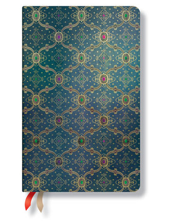 Diář 2015 - French Ornate Bleu maxi (12-měsíční horizontal Week-at-a-Time)