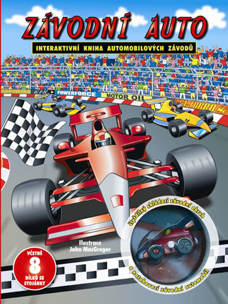 Závodní auto se skládací dráhou