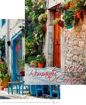 Kalendář nástěnný 2016 - Romantic Corners