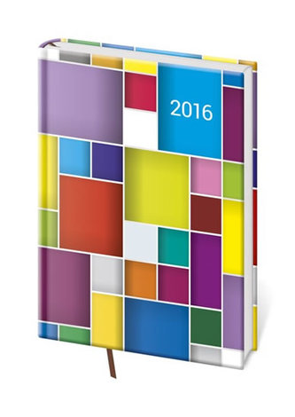 Diář 2016 - Vario A5 týdenní - Cube